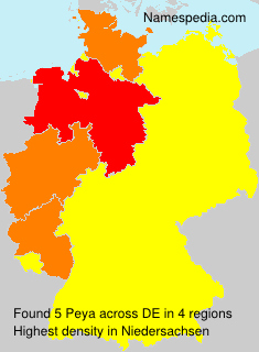 Surname Peya in Germany Surname Peya in Germany