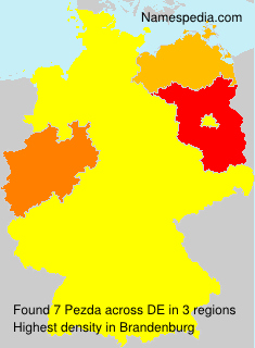Surname Pezda in Germany Surname Pezda in Germany