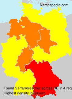 Surname Pfarrdrescher in Germany Surname Pfarrdrescher in Germany