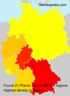 Surname Pfarrer in Germany Surname Pfarrer in Germany