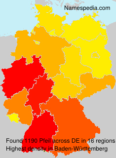 Surname Pfeil in Germany Surname Pfeil in Germany