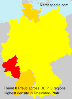 Surname Pfeuti in Germany Surname Pfeuti in Germany