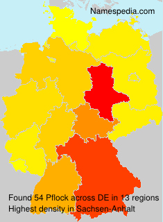 Surname Pflock in Germany Surname Pflock in Germany