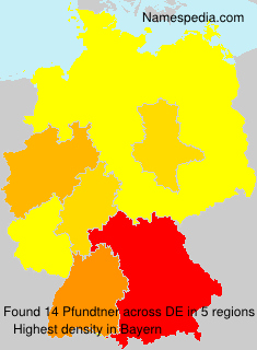 Surname Pfundtner in Germany Surname Pfundtner in Germany