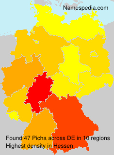 Surname Picha in Germany Surname Picha in Germany