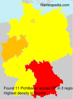 Surname Pichlbauer in Germany Surname Pichlbauer in Germany