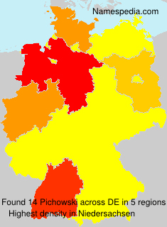 Surname Pichowski in Germany Surname Pichowski in Germany