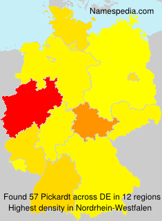 Surname Pickardt in Germany Surname Pickardt in Germany