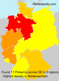 Surname Pickering in Germany Surname Pickering in Germany
