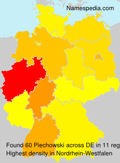 Surname Piechowski in Germany Surname Piechowski in Germany