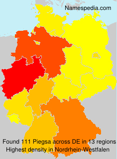 Surname Piegsa in Germany Surname Piegsa in Germany