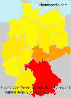 Surname Piehler in Germany Surname Piehler in Germany