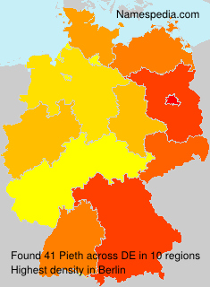Surname Pieth in Germany Surname Pieth in Germany