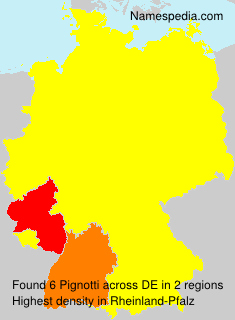 Surname Pignotti in Germany Surname Pignotti in Germany
