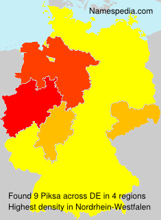 Surname Piksa in Germany Surname Piksa in Germany