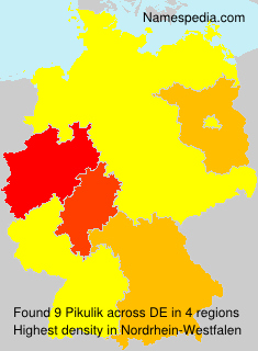 Surname Pikulik in Germany Surname Pikulik in Germany