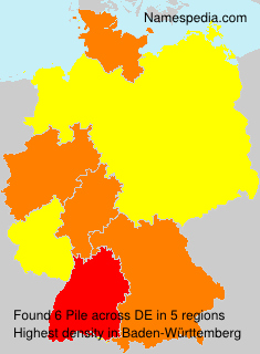 Surname Pile in Germany Surname Pile in Germany