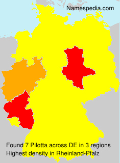 Surname Pilotta in Germany Surname Pilotta in Germany
