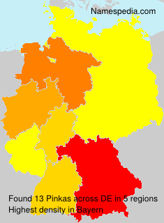 Surname Pinkas in Germany Surname Pinkas in Germany