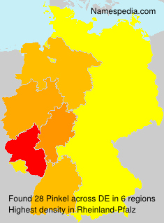 Surname Pinkel in Germany Surname Pinkel in Germany