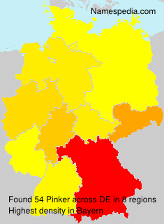 Surname Pinker in Germany Surname Pinker in Germany