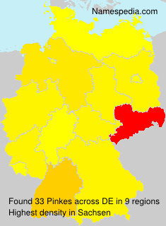 Surname Pinkes in Germany Surname Pinkes in Germany