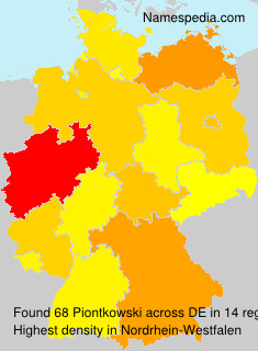 Surname Piontkowski in Germany Surname Piontkowski in Germany