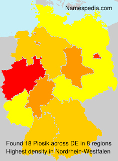 Surname Piosik in Germany Surname Piosik in Germany