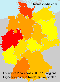 Surname Pipa in Germany