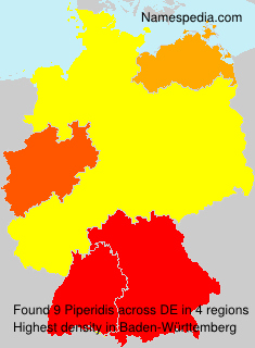 Surname Piperidis in Germany Surname Piperidis in Germany