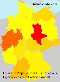 Surname Pippel in Germany Surname Pippel in Germany