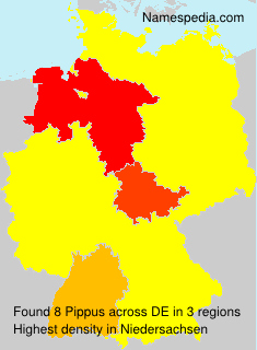 Surname Pippus in Germany Surname Pippus in Germany