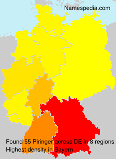 Surname Piringer in Germany Surname Piringer in Germany