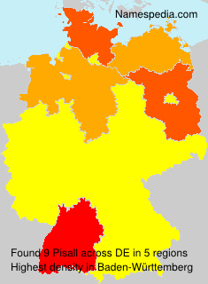 Surname Pisall in Germany Surname Pisall in Germany