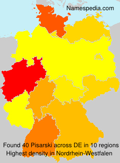 Surname Pisarski in Germany Surname Pisarski in Germany