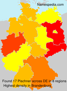 Surname Pischner in Germany Surname Pischner in Germany