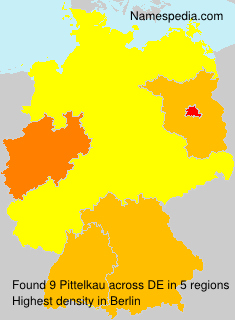 Surname Pittelkau in Germany Surname Pittelkau in Germany