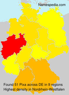 Surname Pixa in Germany Surname Pixa in Germany