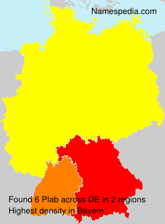 Surname Plab in Germany Surname Plab in Germany