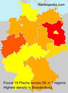 Surname Plache in Germany Surname Plache in Germany