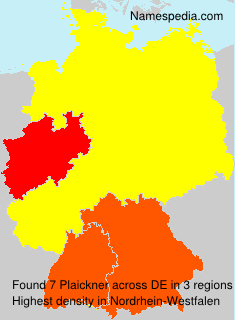 Surname Plaickner in Germany Surname Plaickner in Germany