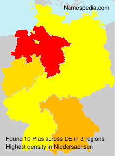 Surname Plas in Germany Surname Plas in Germany