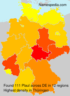 Surname Plaul in Germany Surname Plaul in Germany