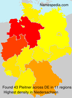 Surname Pleitner in Germany Surname Pleitner in Germany