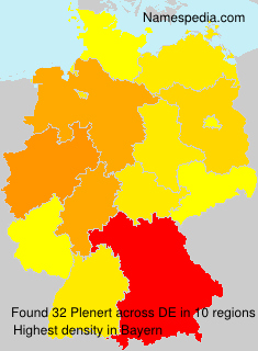 Surname Plenert in Germany Surname Plenert in Germany