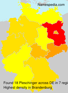 Surname Pleschinger in Germany Surname Pleschinger in Germany