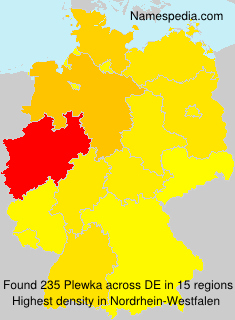 Surname Plewka in Germany Surname Plewka in Germany