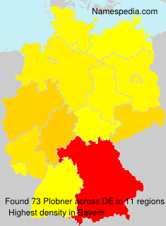 Surname Plobner in Germany Surname Plobner in Germany