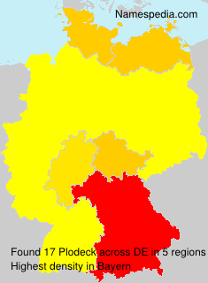 Surname Plodeck in Germany Surname Plodeck in Germany