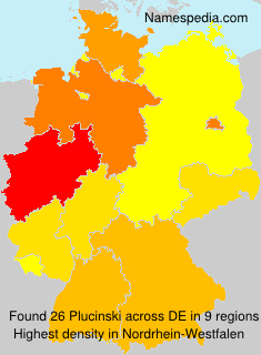Surname Plucinski in Germany Surname Plucinski in Germany